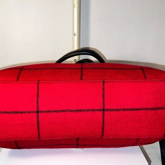 NWOT Talbots “windowpane” wool & leather - Picture 4 of 8